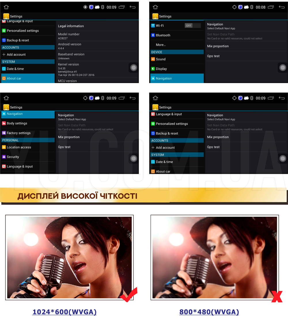Автомагнітола MP4 PI-707 Android 2DIN / GPS/WiFi/2Gb Автомагнітола MP4 PI-707 Android 2DIN / GPS/WiFi/2Gb