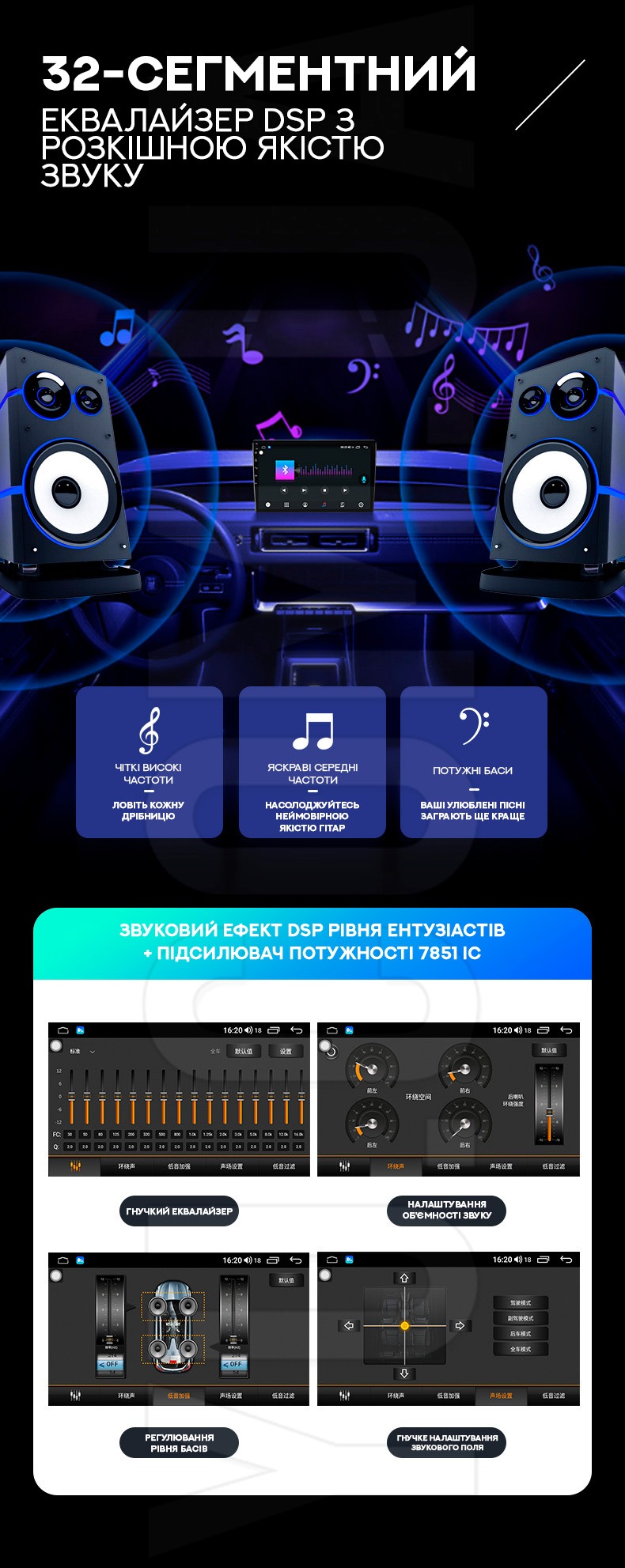 Автомагнітола PI-808 2DIN 10" - ANDROID 10.0 - 3/32GB Автомагнітола PI-808 2DIN 10" - ANDROID 10.0 - 3/32GB