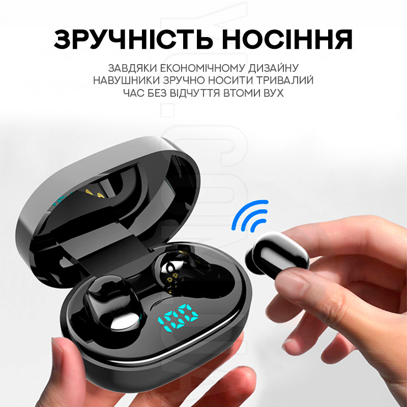 Наушники Double с кейсом Bluetooth и цифровым индикатором заряда Air Dots Pro Наушники Double с кейсом Bluetooth и цифровым индикатором заряда Air Dots Pro