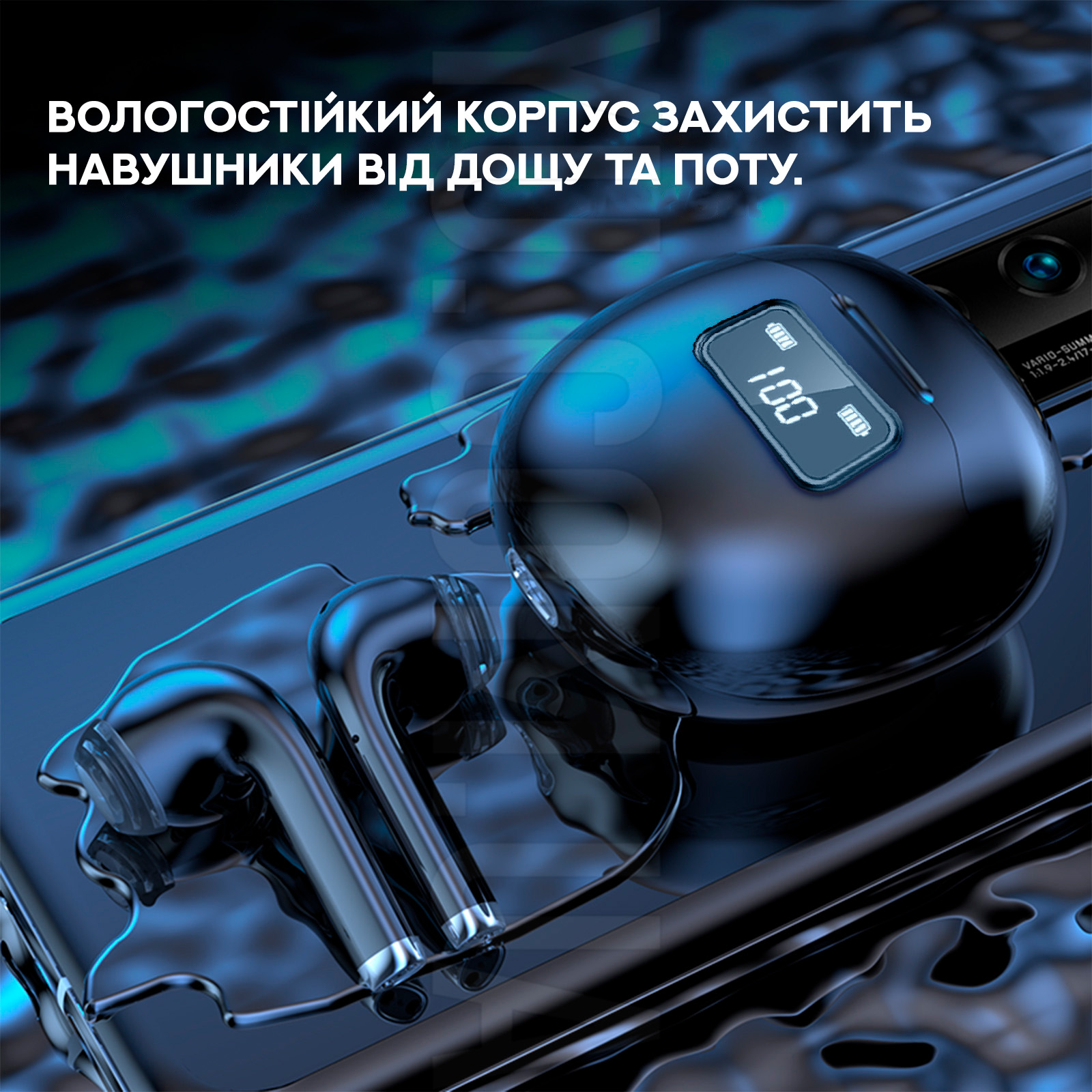 Навушники Double з кейсом та LED індикатором заряду Bluetooth Wireless Earbuds Z32 Навушники Double з кейсом та LED індикатором заряду Bluetooth Wireless Earbuds Z32