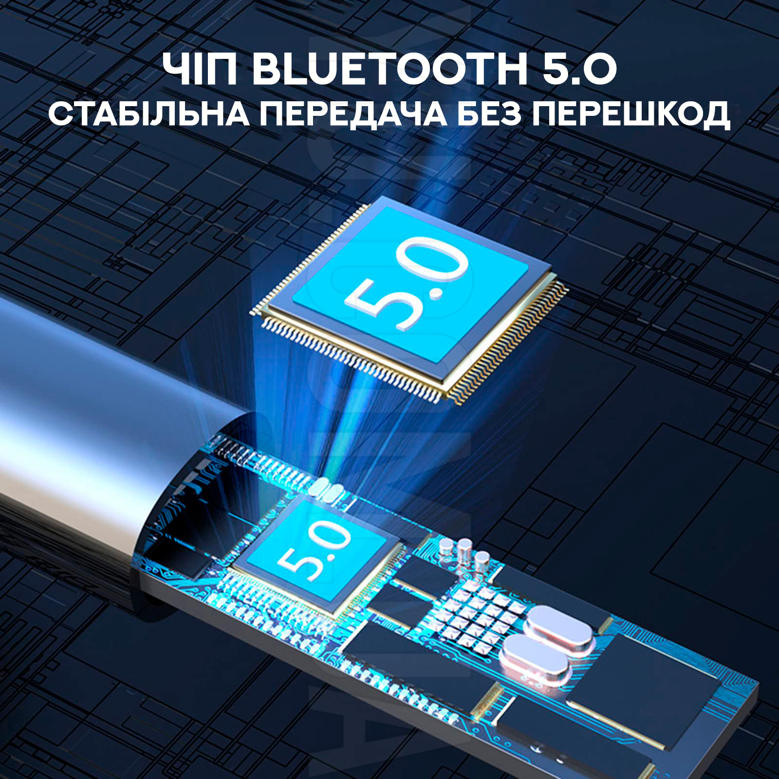 Навушники Double з кейсом та LED індикатором заряду Bluetooth Wireless Earbuds Z32 Навушники Double з кейсом та LED індикатором заряду Bluetooth Wireless Earbuds Z32
