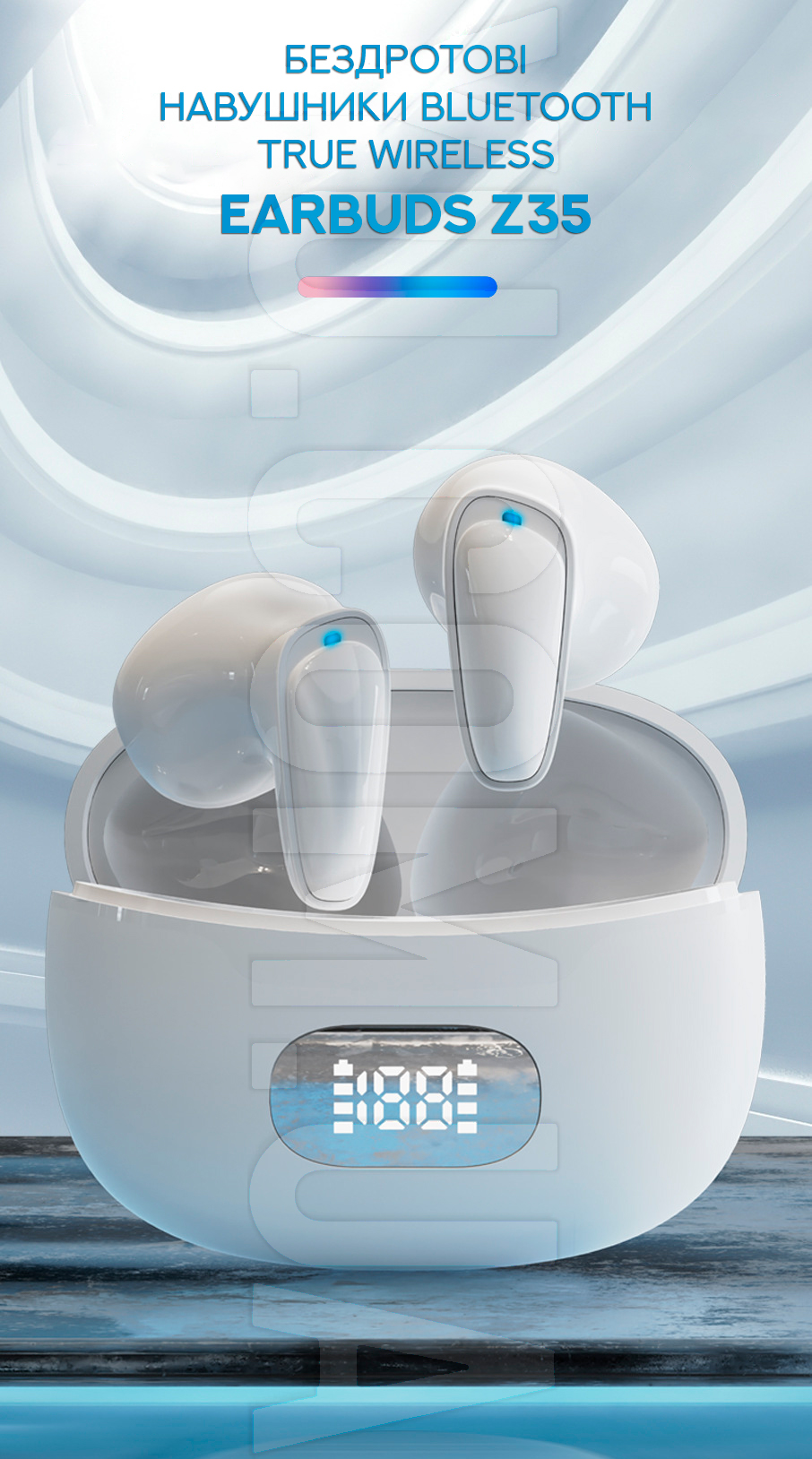 Беспроводные Bluetooth наушники Bluetooth True Wireless Earbuds Z35