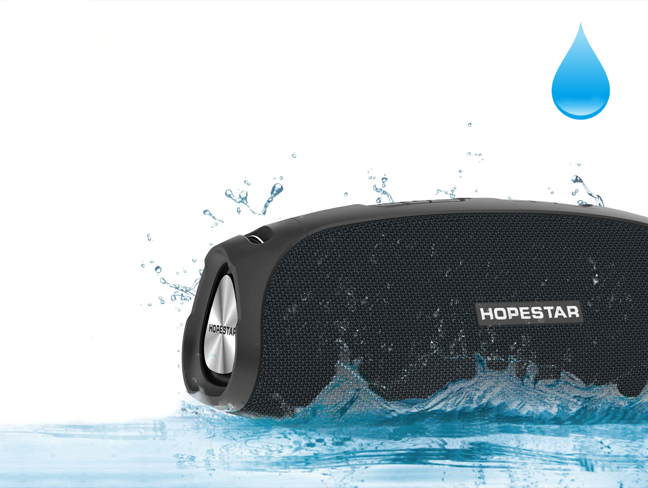 Портативна бездротова стерео колонка Hopestar H1 Портативна бездротова стерео колонка Hopestar H1