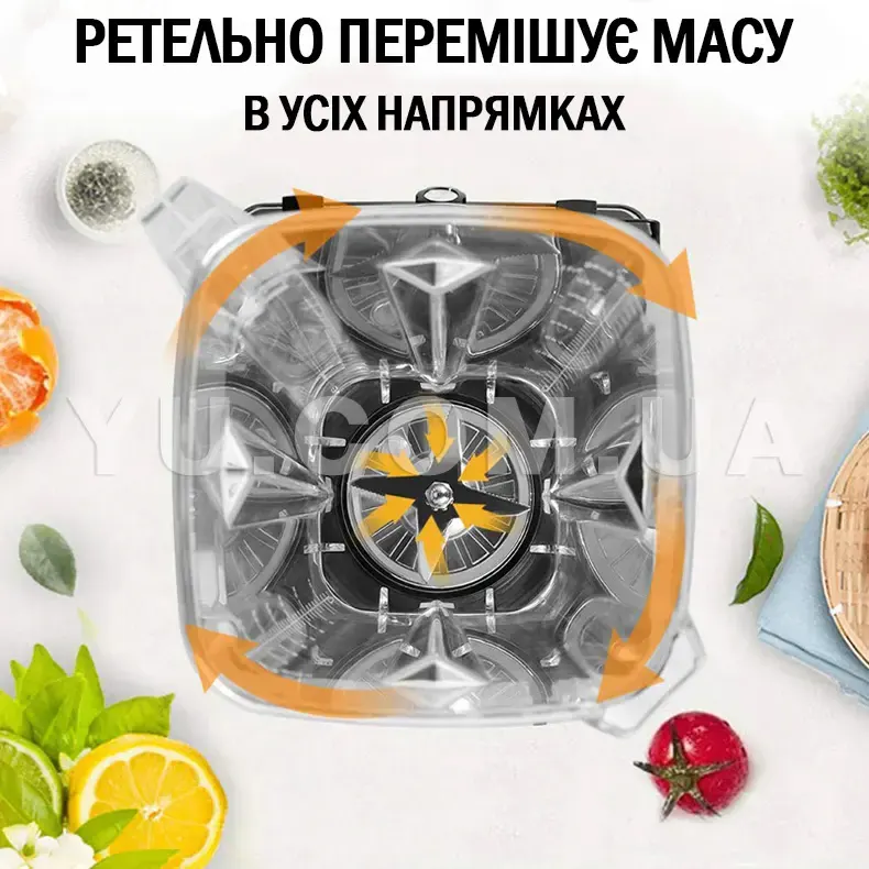 Потужний блендер 2 у 1 Crownberg Cb-0999 500 Вт Потужний блендер 2 у 1 Crownberg Cb-0999 500 Вт