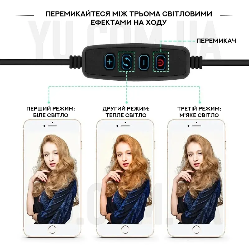 Кільцева LED лампа S31 Beauty Live Round Lamp 30 см Кільцева LED лампа S31 Beauty Live Round Lamp 30 см