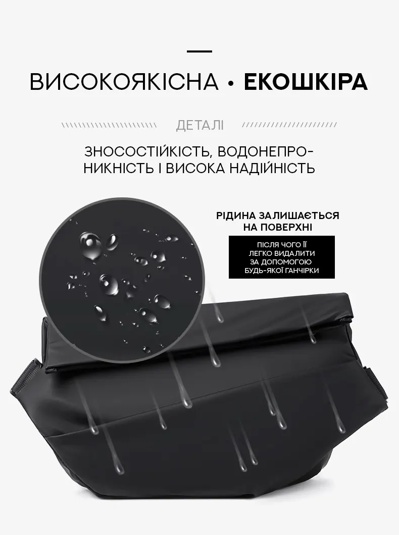 Поясна сумка-бананка Confident ATN-T-578A Поясна сумка-бананка Confident ATN-T-578A