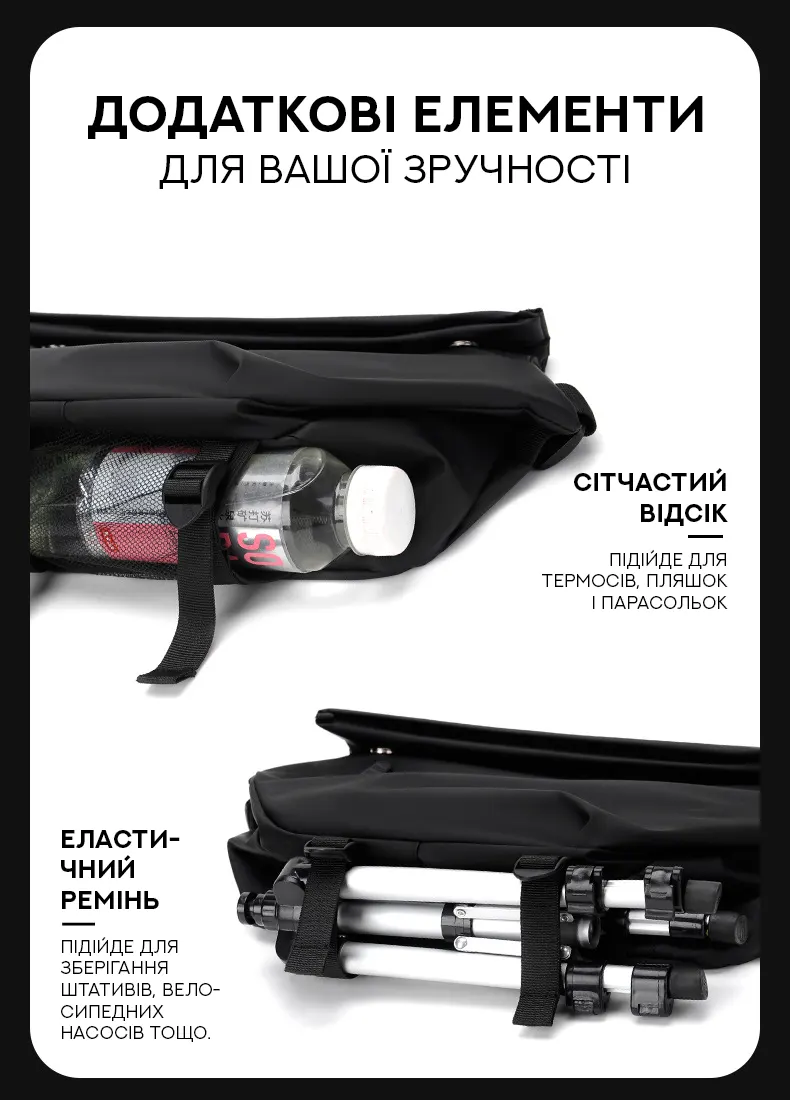Поясна сумка-бананка Confident ATN-T-578A Поясна сумка-бананка Confident ATN-T-578A