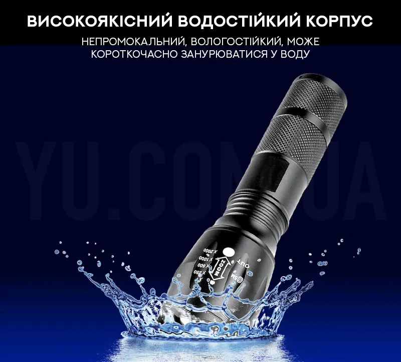 Компактный многофункциональный фонарик Lapter XM-L T6 Компактный многофункциональный фонарик Lapter XM-L T6