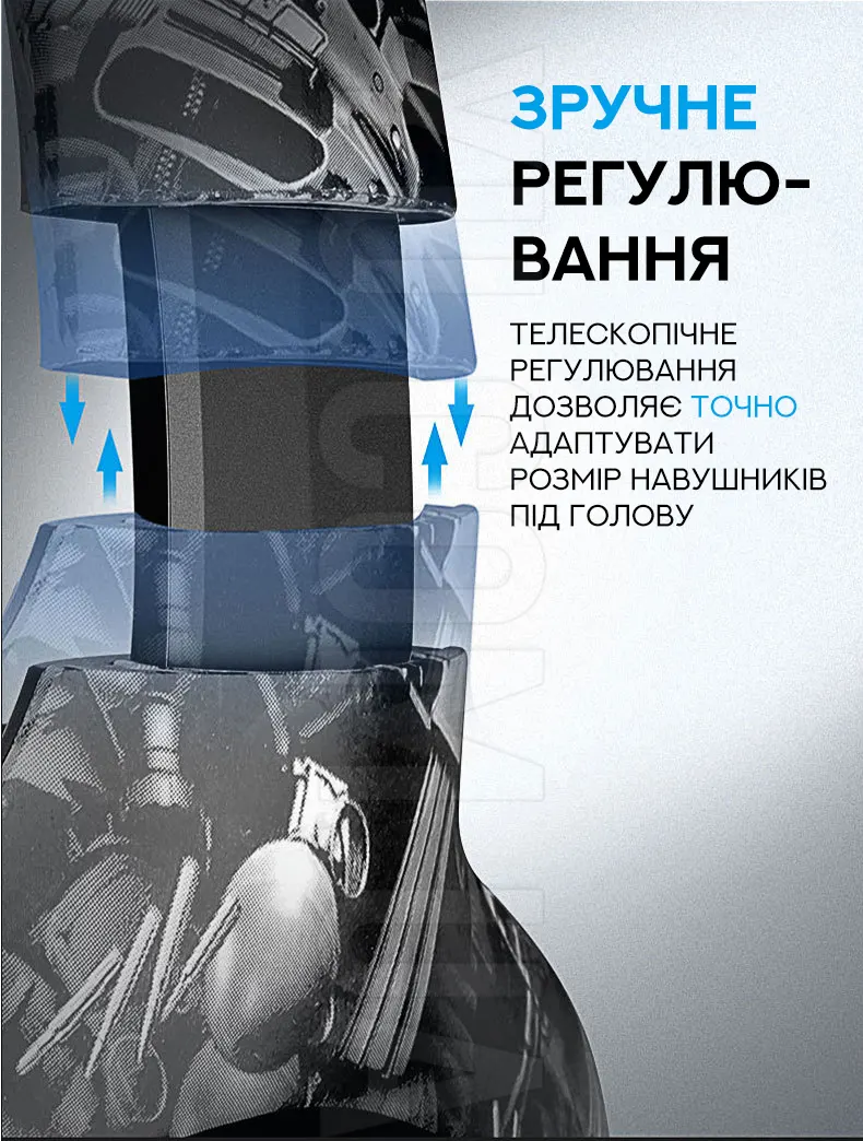 Ігрові навушники з мікрофоном та підсвічуванням Onikuma K20 Ігрові навушники з мікрофоном та підсвічуванням Onikuma K20