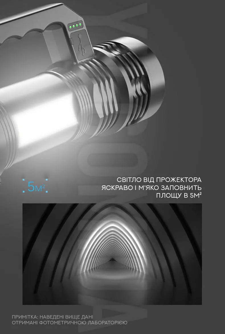 Мощный многофункциональный фонарь X501