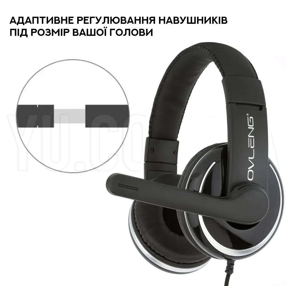 Компактні ігрові навушники з мікрофоном OVLENG X7 Компактні ігрові навушники з мікрофоном OVLENG X7