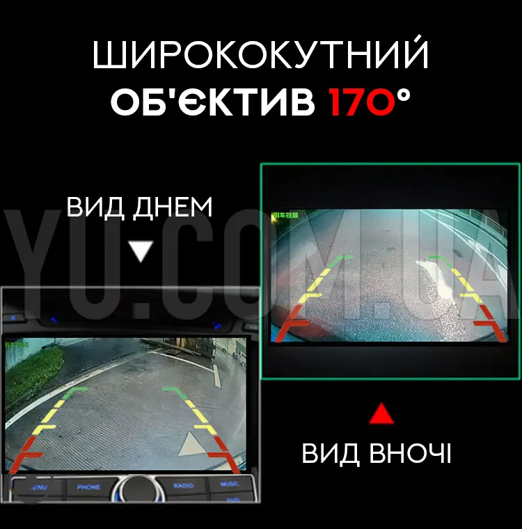 Камера заднього виду у рамці номера A58 Камера заднього виду у рамці номера A58