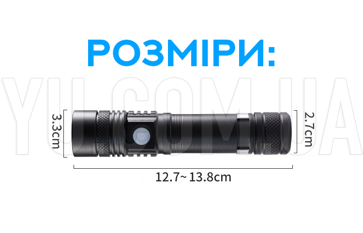 Ручний ліхтарик BL-518-T6 Ручний ліхтарик BL-518-T6