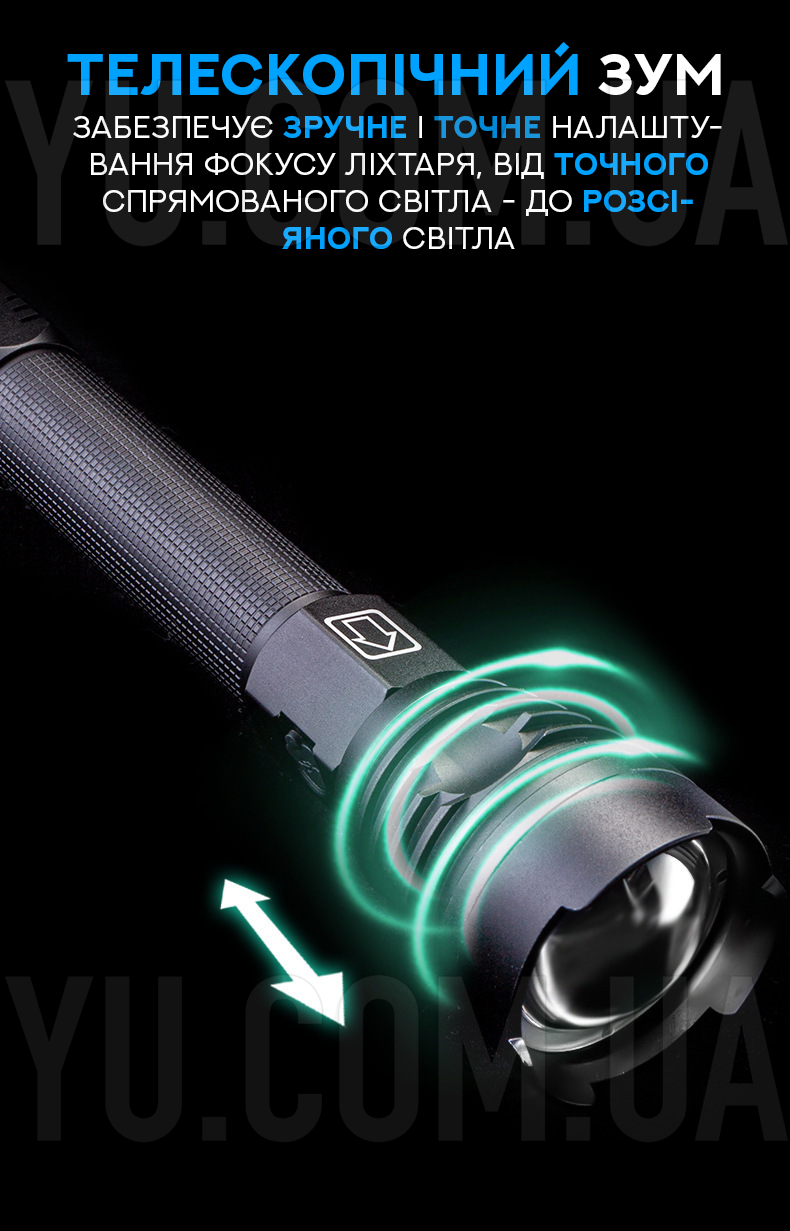 Тактичний ручний ліхтар BL-601-P90 Тактичний ручний ліхтар BL-601-P90