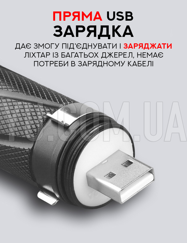 Компактний ручний ліхтарик BL-616-T6 Компактний ручний ліхтарик BL-616-T6