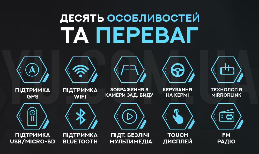 Автомагнітола MP5 CJ-7A BT Android 8.0 2G-16G 2DIN Автомагнітола MP5 CJ-7A BT Android 8.0 2G-16G 2DIN