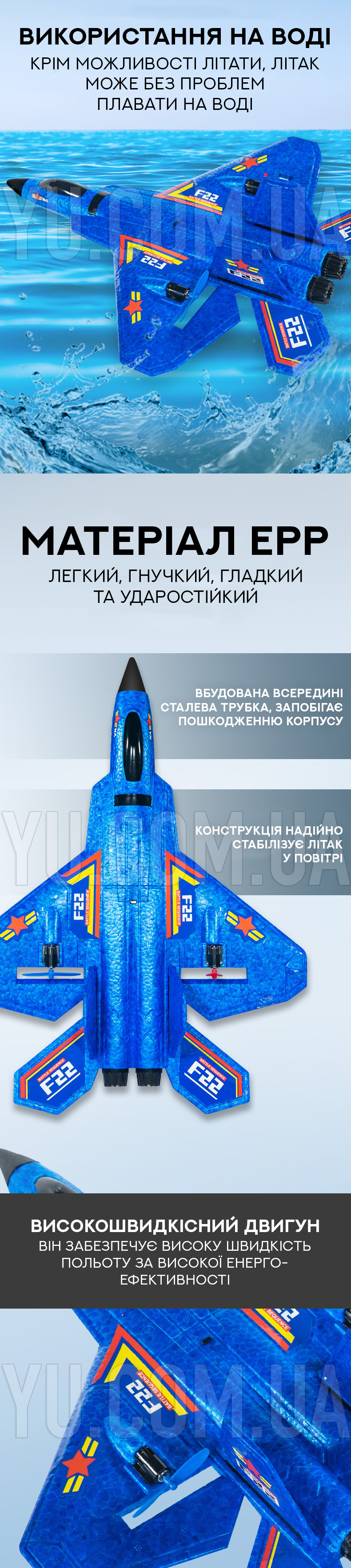 Радиоуправляемый самолет с пультом управления HW32 F22 Радиоуправляемый самолет с пультом управления HW32 F22
