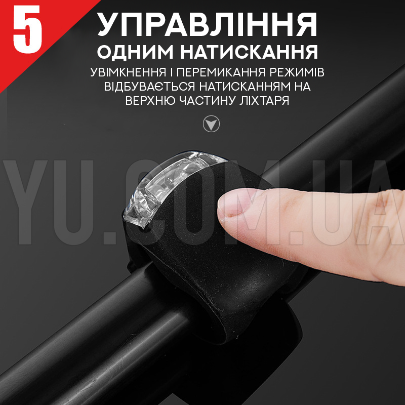 Велосипедний ліхтар HJ008-2