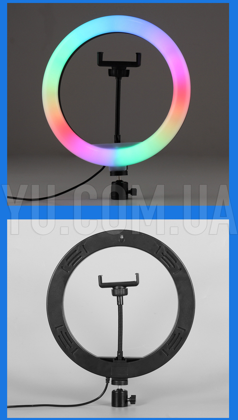 Кільцева RGB LED лампа MJ260 26 см Кільцева RGB LED лампа MJ260 26 см