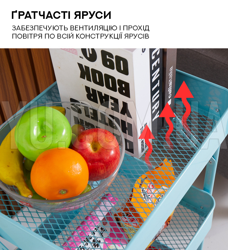 Складной органайзер на колёсах на 3 яруса 2011