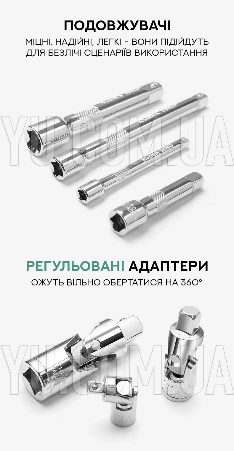 Профессиональный набор инструментов в чемодане (172 предм.)