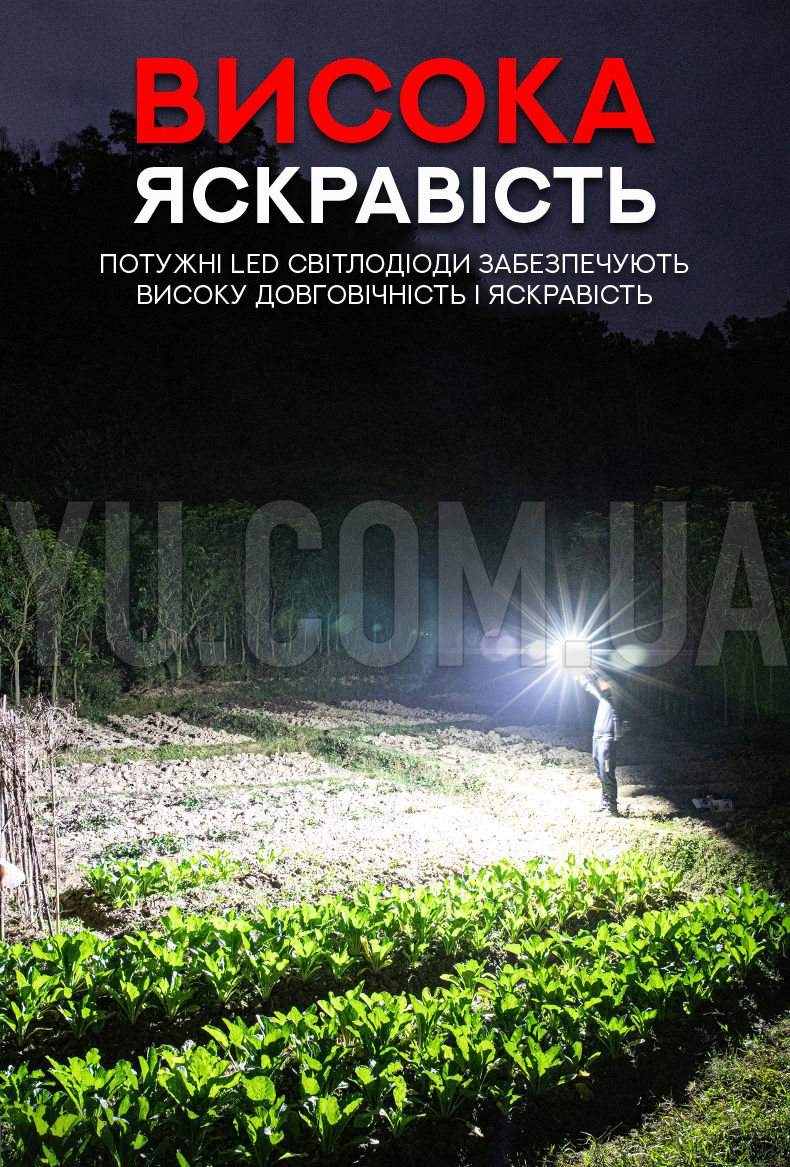 Чоловіча шкіряна сумка через плече Jeep BULUO + ПОДАРУНОК потужний ручний ліхтар Quantum QM-FL1034 Hummer Led/COB
