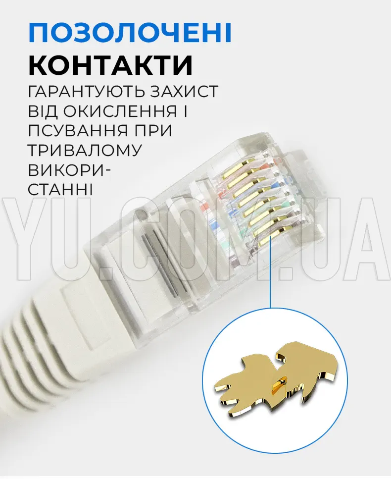 Патчкорд кабель для интернета LAN 10m