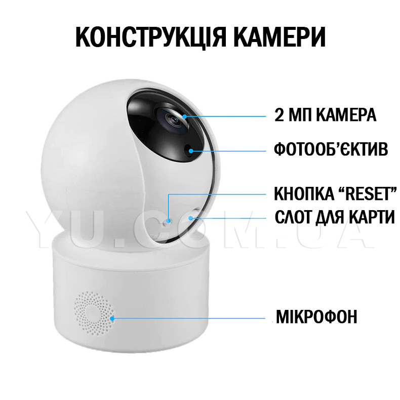 Камера CAMERA IP 23ST WIFI 2mp комнатная