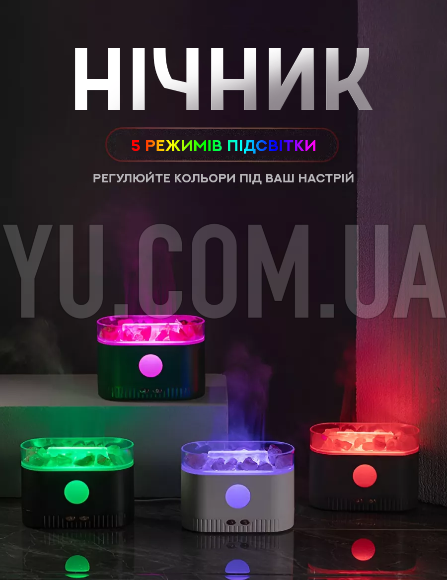 Аромадиффузор увлажнитель воздуха с подсветкой 84-0630-3 Аромадиффузор увлажнитель воздуха с подсветкой 84-0630-3