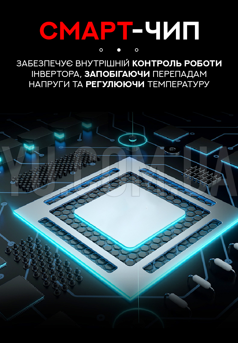 Перетворювач напруги-інвертор CIEMANS 12V-220V 1000W Перетворювач напруги-інвертор CIEMANS 12V-220V 1000W