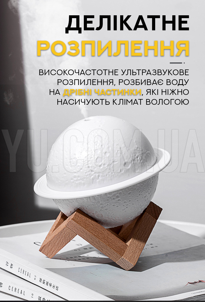 Увлажнитель воздуха - ночник в виде планеты EL-2080 250 мл. Увлажнитель воздуха - ночник в виде планеты EL-2080 250 мл.