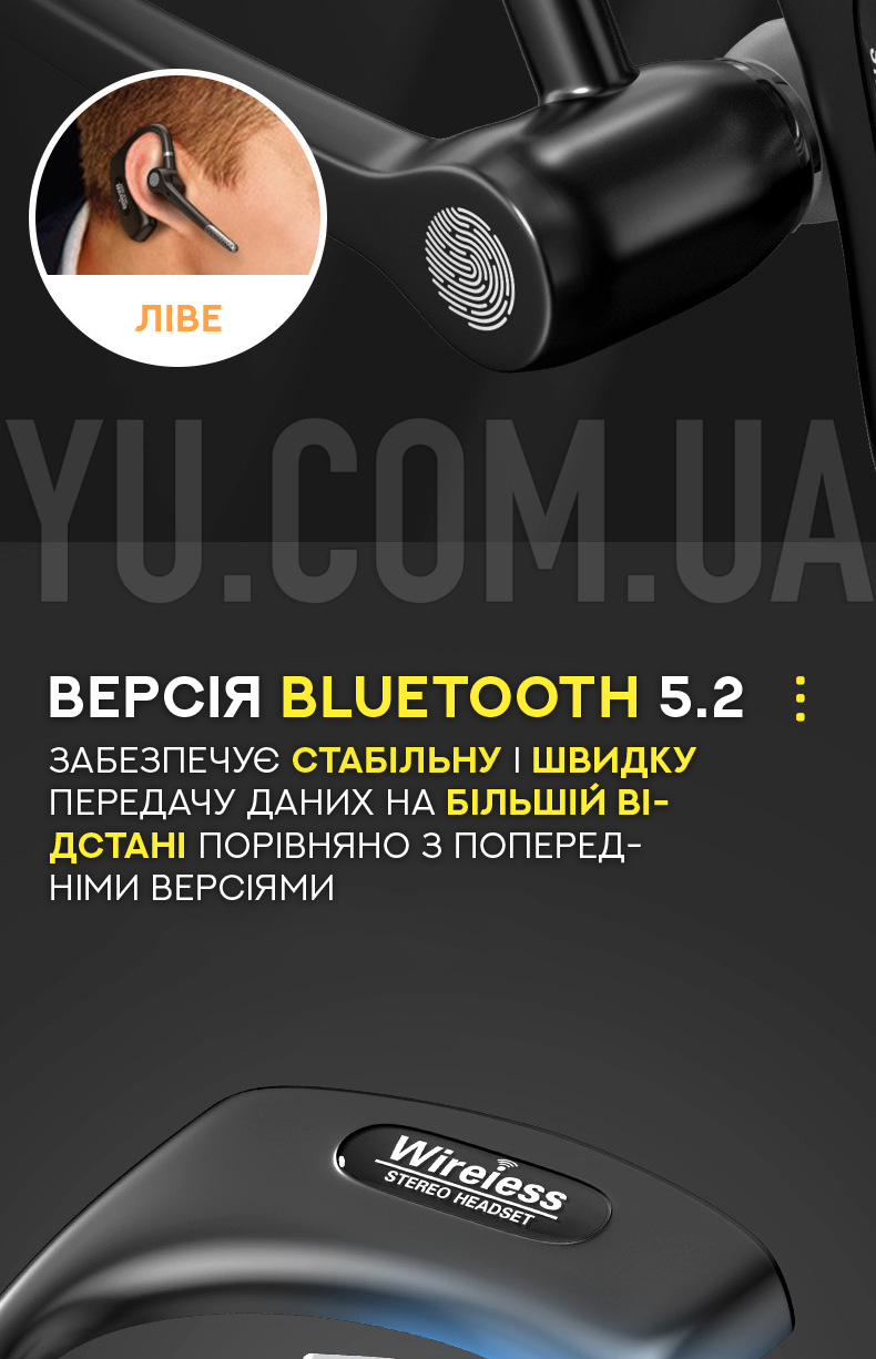 Спортивна гарнітура BT з мікрофоном EL-E6S Спортивна гарнітура BT з мікрофоном EL-E6S