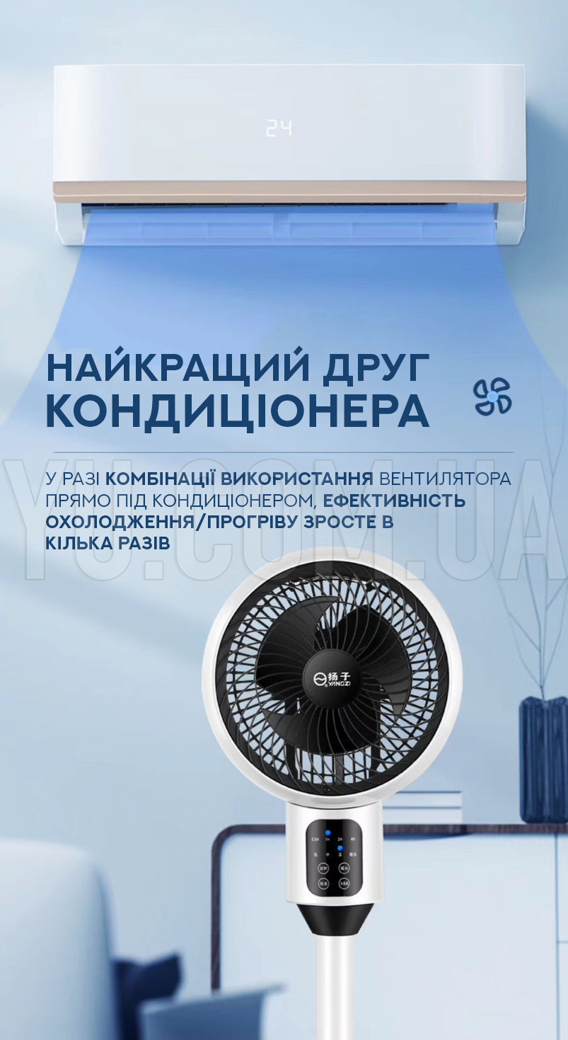Потужний вентилятор із регульованою висотою FS-006 Потужний вентилятор із регульованою висотою FS-006