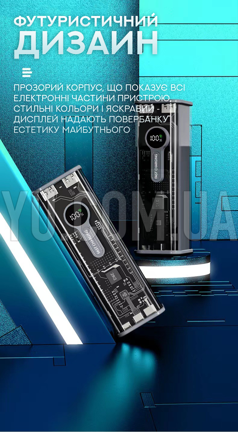 Потужний Powerbank Monster K-46 на 4 USB 60000mAh Потужний Powerbank Monster K-46 на 4 USB 60000mAh