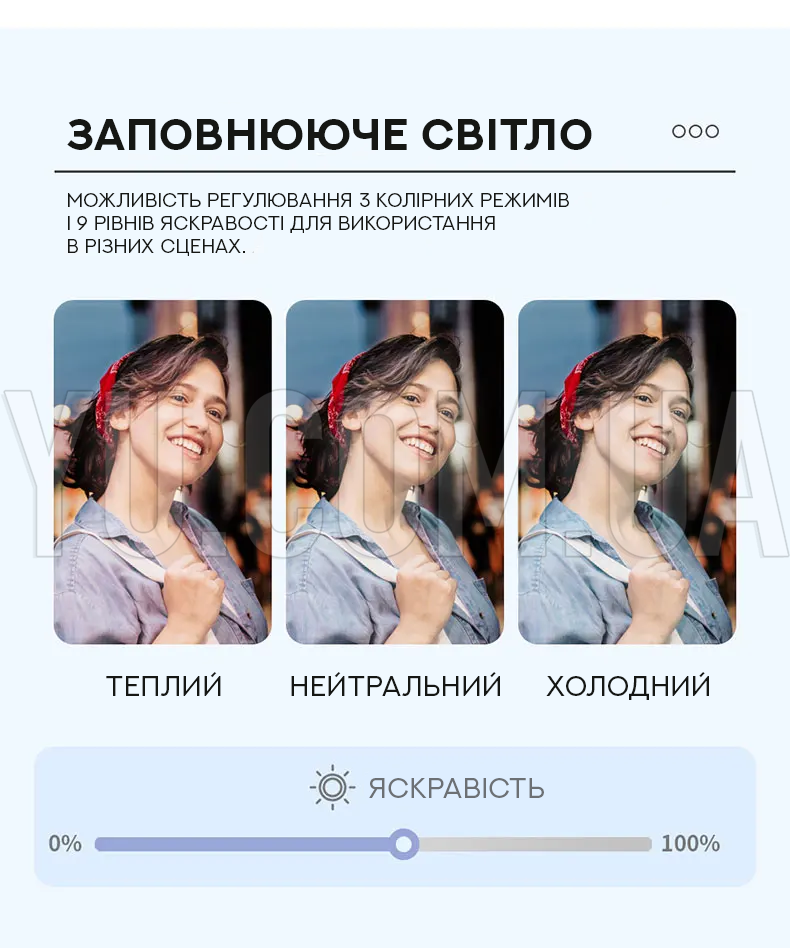 Штатив-трипод для фото-відеозйомки з підсвічуванням та стабілізацією Q18 Штатив-трипод для фото-відеозйомки з підсвічуванням та стабілізацією Q18