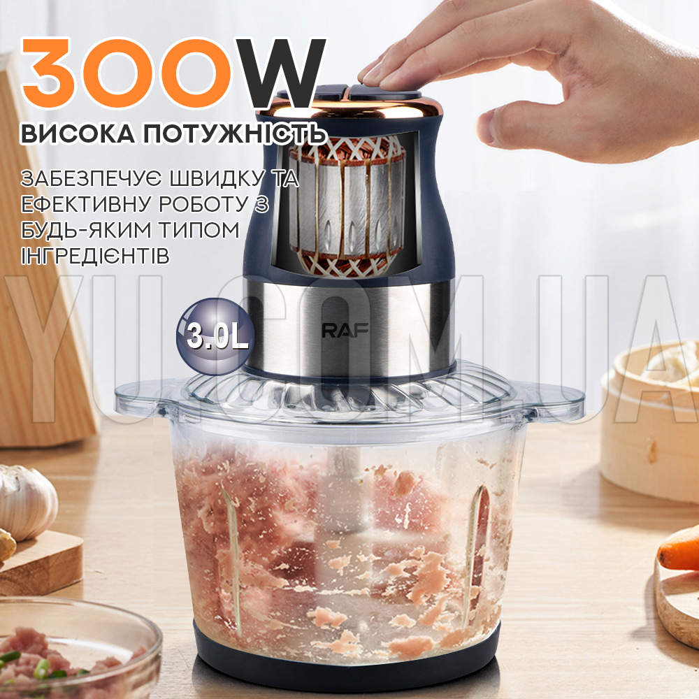 Кухонный комбайн-измельчитель RAF R7020 300W Кухонный комбайн-измельчитель RAF R7020 300W