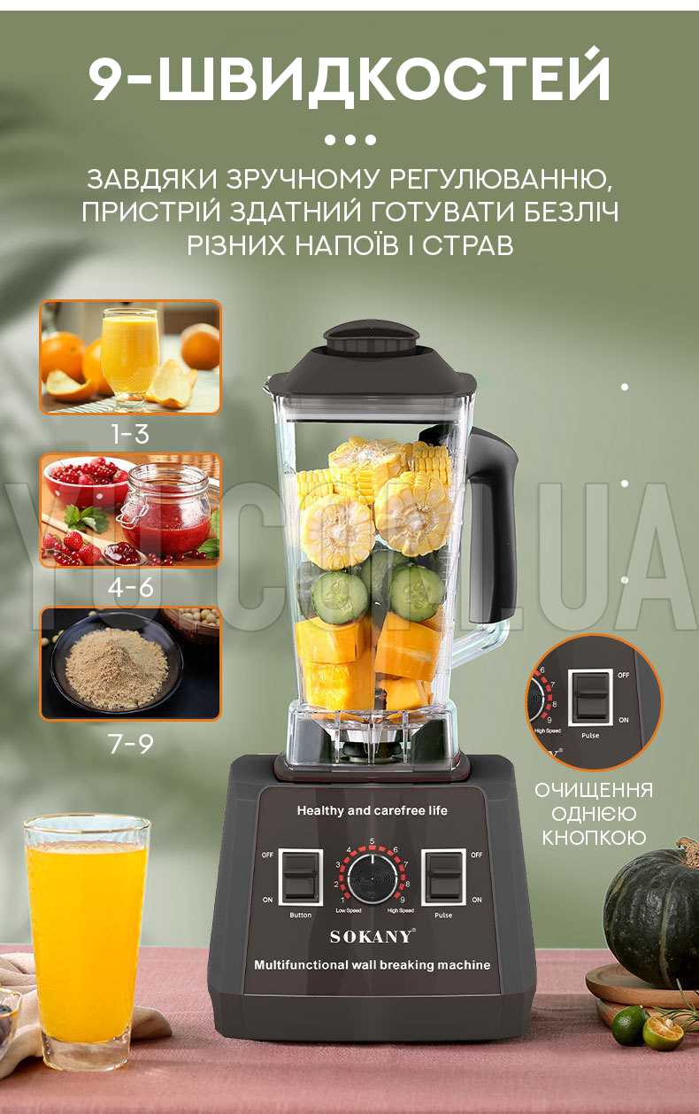 Блендер SOKANY SK-666