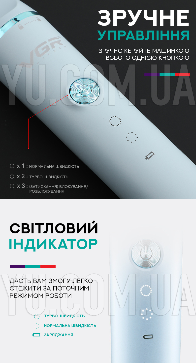 Машинка для стрижки тварин VGR V-205 Машинка для стрижки тварин VGR V-205
