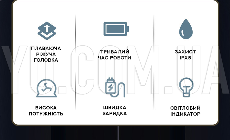 Роторна чоловіча електробритва VGR V-397
