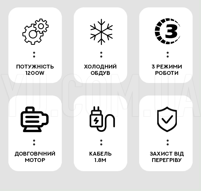Фен щітка для волосся 2в1 VGR V-498 Фен щітка для волосся 2в1 VGR V-498