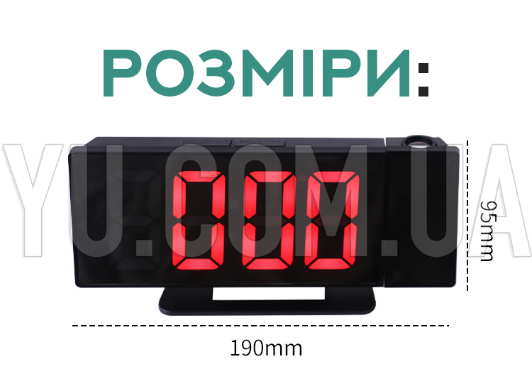 Настольные LED часы с проектором термометром VST-896 Настольные LED часы с проектором термометром VST-896