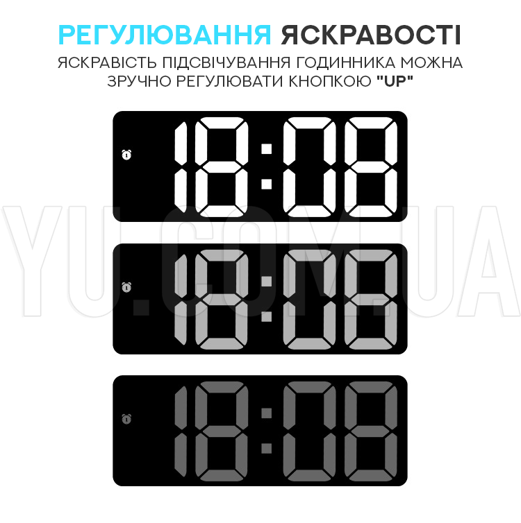 Электронные часы с зеркальным дисплеем, от USB + термометр, VST-898-4  (Зеленый)