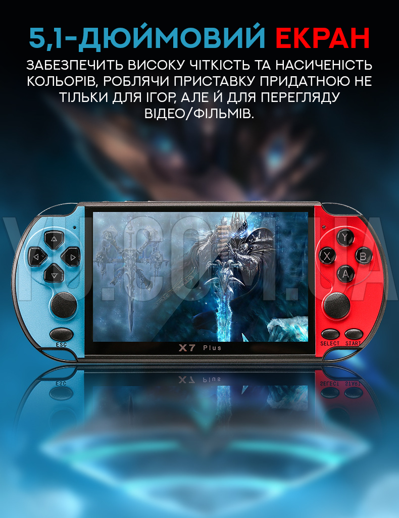 Портативна ігрова консоль X7 Портативна ігрова консоль X7