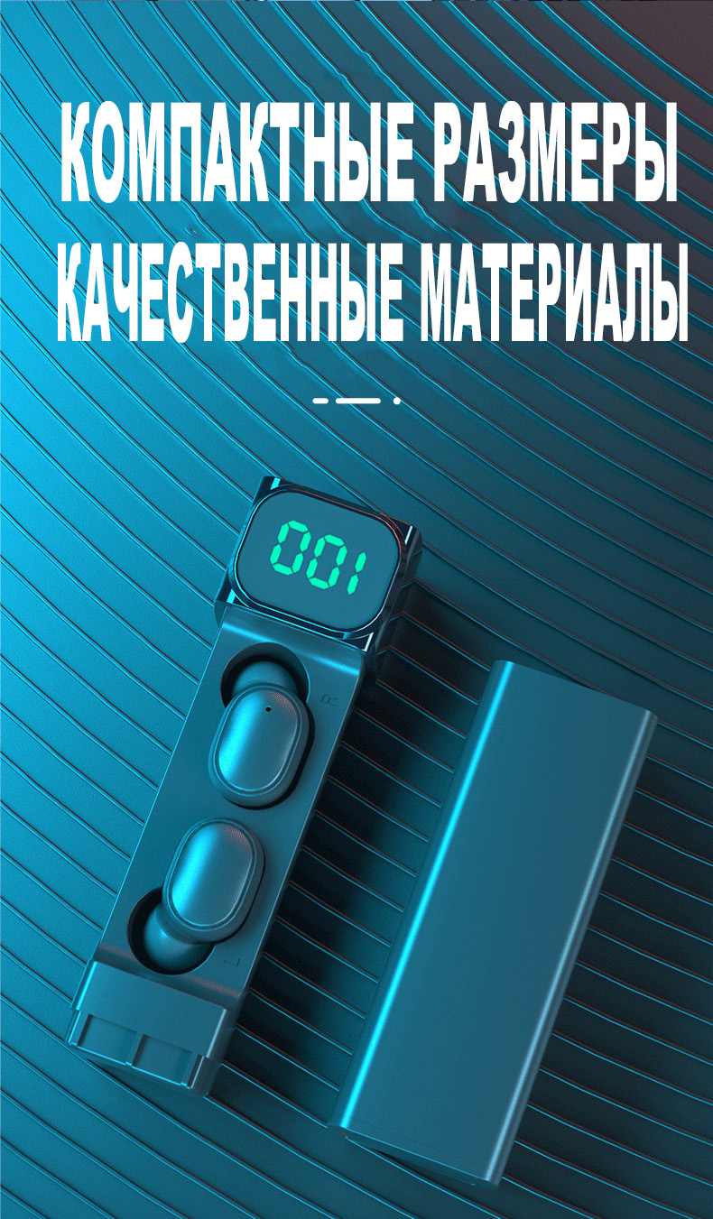 Нові Бездротові Bluetooth Навушники BQC-01 TWS 5.1