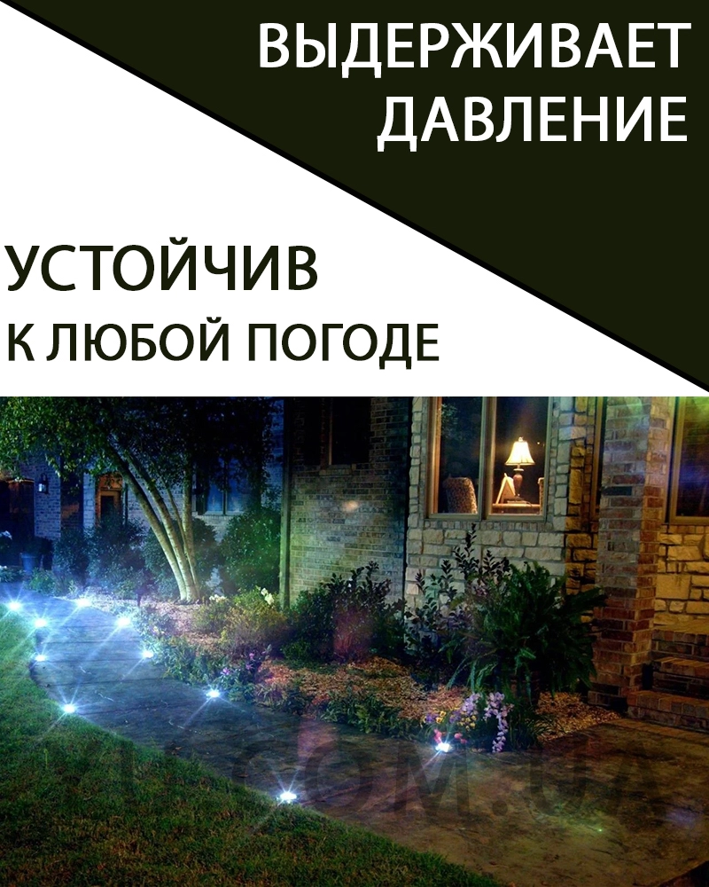 Уличный садовый светильник на солнечной батарее