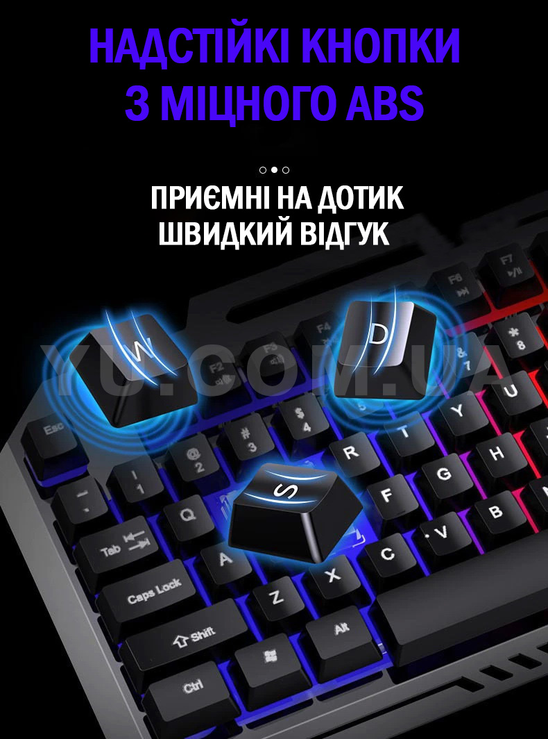 Ігрова клавіатура з підсвічуванням KEYBOARD GK-900 USB