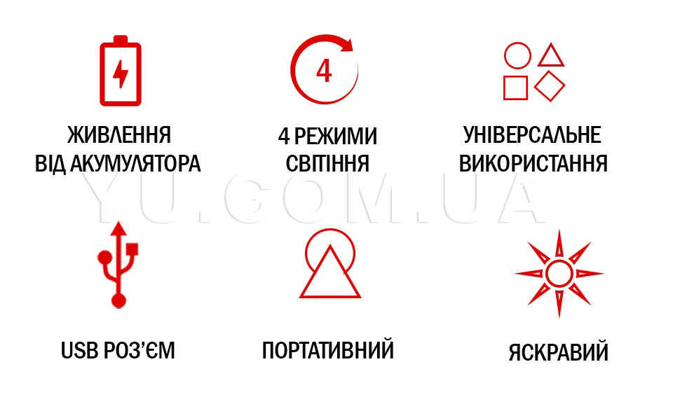 Прожектор аккумуляторный LED 30W LL-303 знак аварийный