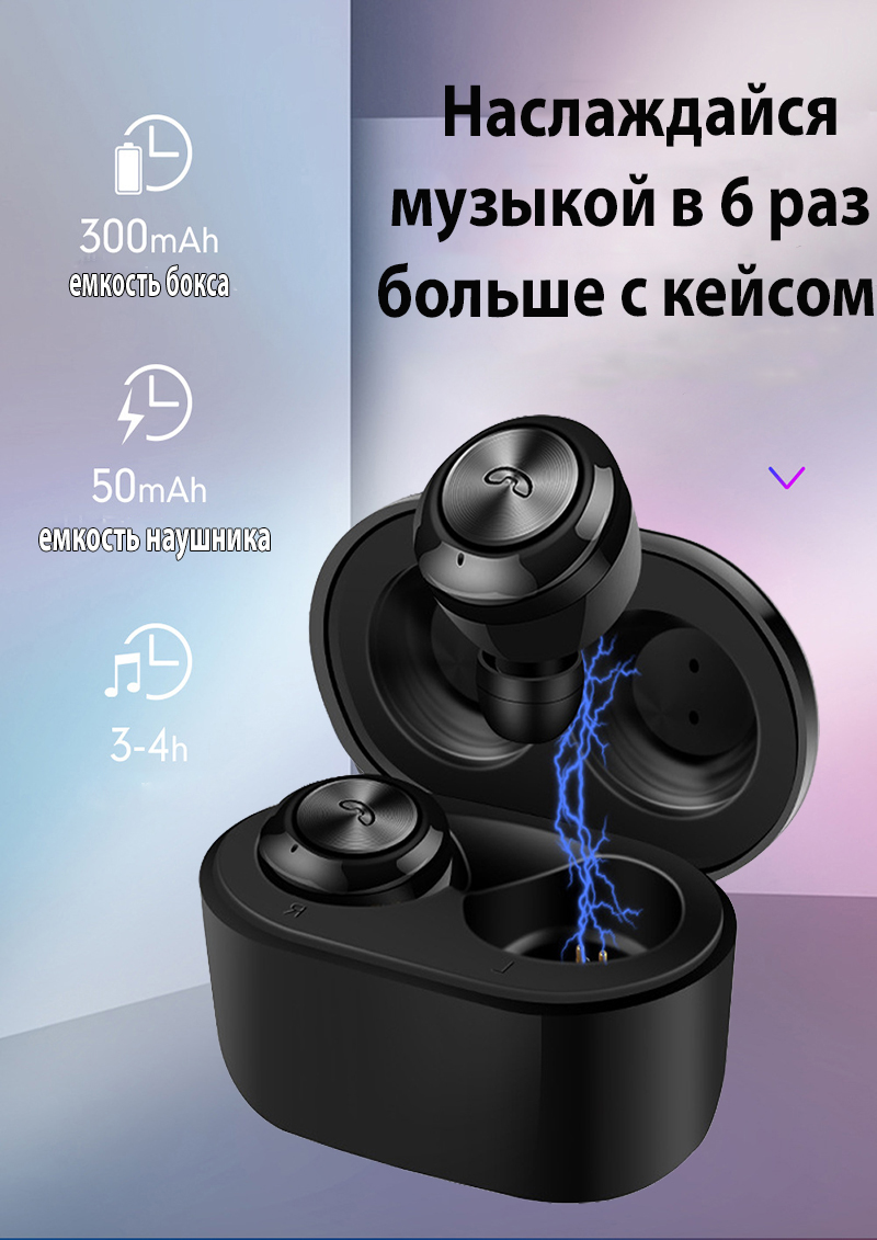 Влагозащищенные беспроводные наушники NANOPODS Влагозащищенные беспроводные наушники NANOPODS
