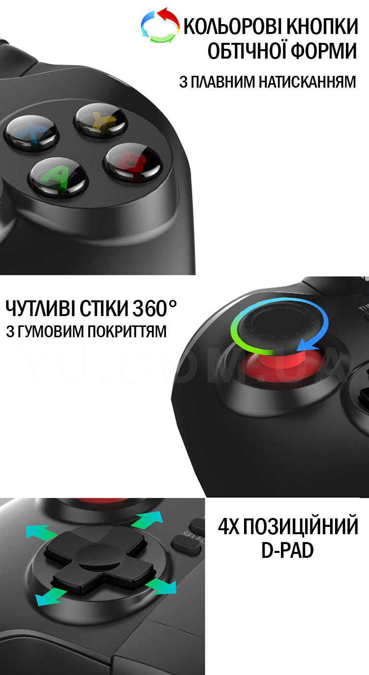 Бездротовий геймпад iPega PG-9068 Tomahawk