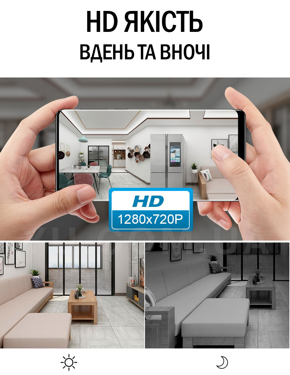 Беспроводная камера видеонаблюдения HD WiFi Q10